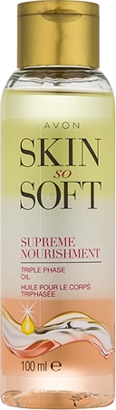 Avon Skin So Soft aceite corporal nutritivo trifásico