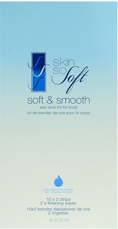 Avon Skin So Soft Smooth bandas de cera depilatoria para el cuerpo