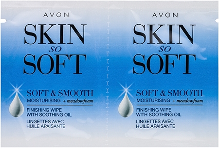 Avon Skin So Soft Smooth bandes de cire pour épilation visage