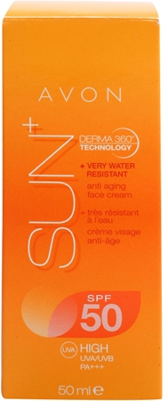 Avon Sun crème solaire rajeunissante waterproof visage SPF 50