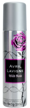 Avril Lavigne Wild Rose deodorant spray para mulheres |