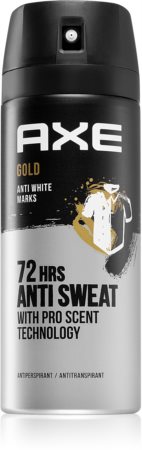 Axe Gold spray anti-transpirant pour homme