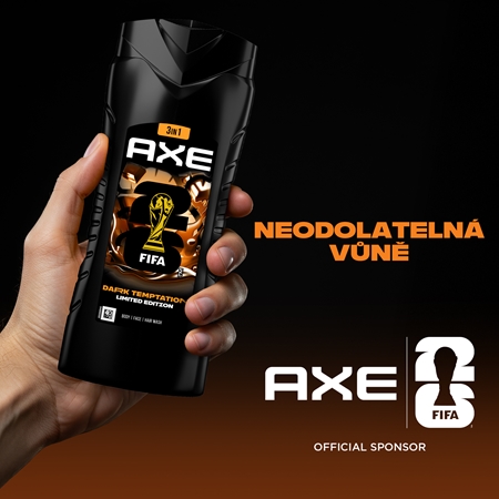 Axe Dark Temptation sprchový gel na obličej, tělo a vlasy