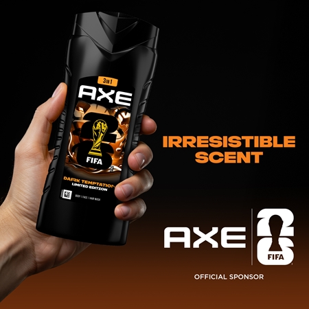 Axe Dark Temptation dušo želė veidui, kūnui ir plaukams