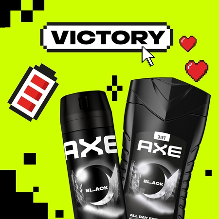 Axe Black sprchový gél na tvár, telo a vlasy