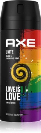 Axe Love is Love Unite Limited Edition deodorant a tělový sprej
