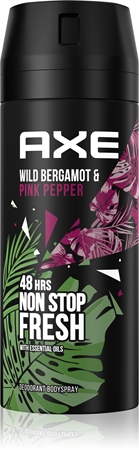 Axe Wild Fresh Bergamot & Pink Pepper deodorant and body spray