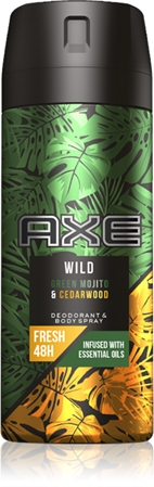 Axe Wild Green Mojito & Cedarwood dezodorant in pršilo za telo