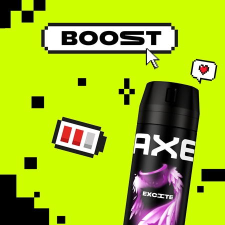 Axe Excite dušo želė veidui, kūnui ir plaukams
