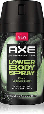 Axe Pear & Cedarwood spray corporel pour les parties intimes