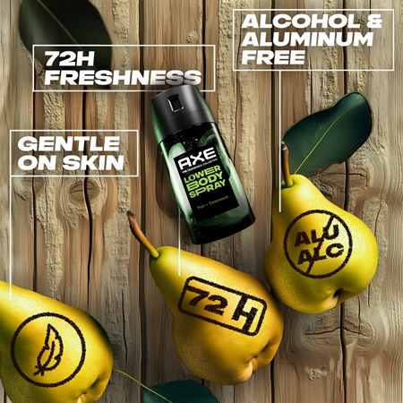 Axe Pear & Cedarwood spray corporel pour les parties intimes
