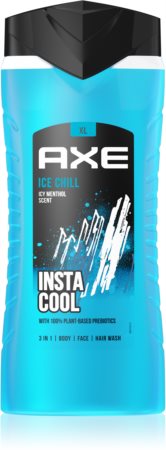 Axe Ice Chill osvežujoč gel za prhanje 3v1