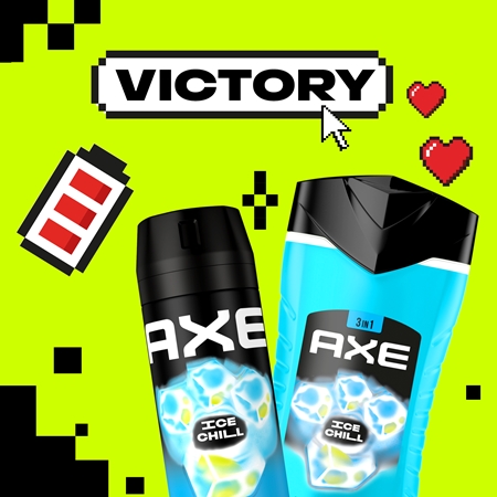 Axe Ice Chill Duschtvål för ansikte, kropp och hår