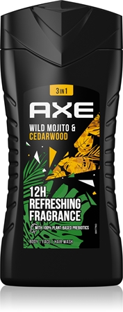 Axe Wild Green Mojito & Cedarwood odświeżający żel pod prysznic dla mężczyzn