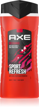 Axe Recharge Arctic Mint & Cool Spices osvěžující sprchový gel 3 v 1