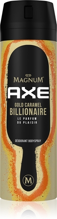 Axe Magnum Gold Caramel Billionaire déodorant et spray corps