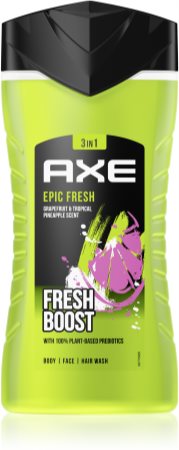 Axe Epic Fresh gel de ducha para rostro, cuerpo y cabello