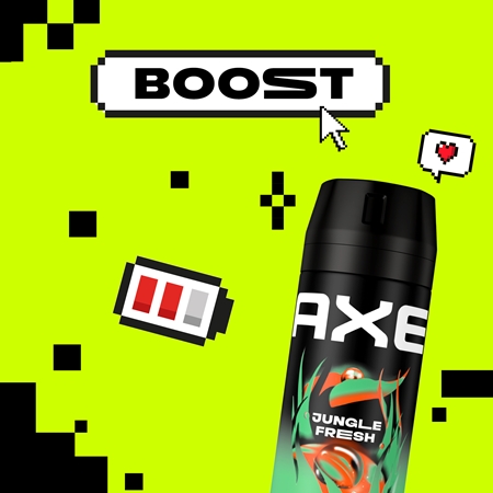 Axe Jungle Fresh suihkugeeli kasvoille, vartalolle ja hiuksille