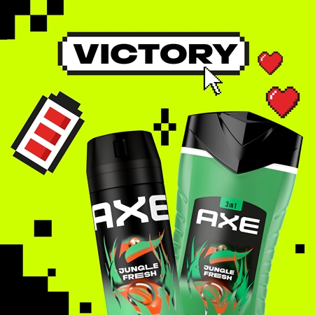 Axe Jungle Fresh suihkugeeli kasvoille, vartalolle ja hiuksille