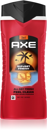 Axe Sunset Fresh gel de douche visage, corps et cheveux