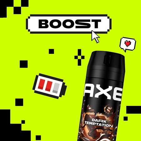 Axe Dark Temptation Douchegel voor Gezicht, Lichaam en Haar
