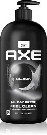 Axe Black sprchový gél na tvár, telo a vlasy