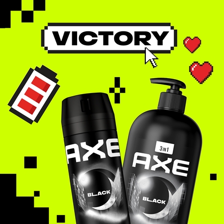 Axe Black sprchový gél na tvár, telo a vlasy