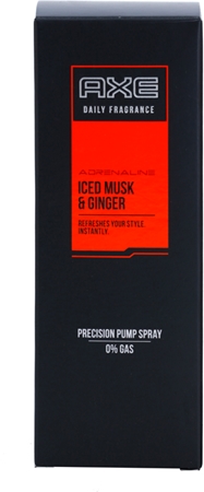 Axe Adrenaline Iced Musk and Ginger spray corpo per uomo