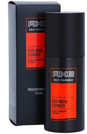 Axe Adrenaline Iced Musk and Ginger spray corpo per uomo