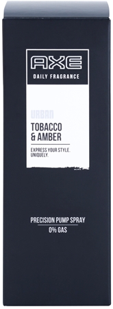 Axe Urban Tabacco and Amber pršilo za telo za moške