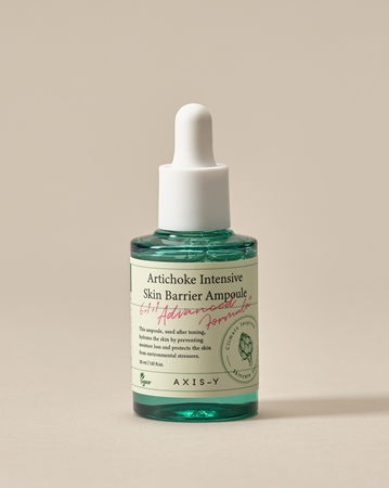 AXIS-Y 6+1+1 Advanced Formula Artichoke Intensive Skin Barrier Ampoule Regenerating And Brightening Serum to soothe and strengthen sensitive skin