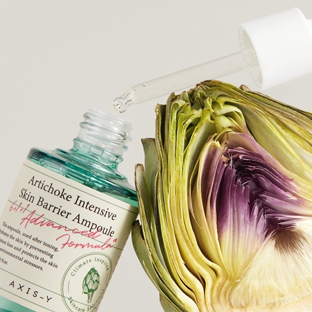 AXIS-Y 6+1+1 Advanced Formula Artichoke Intensive Skin Barrier Ampoule Regenerating And Brightening Serum to soothe and strengthen sensitive skin