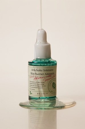 AXIS-Y 6+1+1 Advanced Formula Artichoke Intensive Skin Barrier Ampoule Regenerating And Brightening Serum to soothe and strengthen sensitive skin