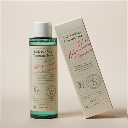 AXIS-Y 6+1+1 Advanced Formula Daily Purifying Treatment Toner Deep-Cleansing Toner with soothing effect