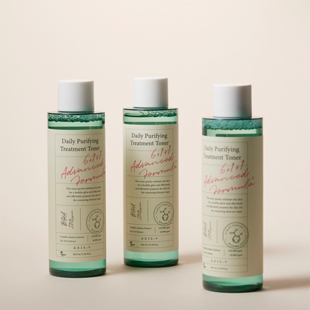 AXIS-Y 6+1+1 Advanced Formula Daily Purifying Treatment Toner Deep-Cleansing Toner with soothing effect