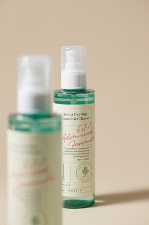 AXIS-Y 6+1+1 Advanced Formula Quinoa One-Step Balanced Gel Cleanser gel démaquillant et nettoyant peaux sensibles