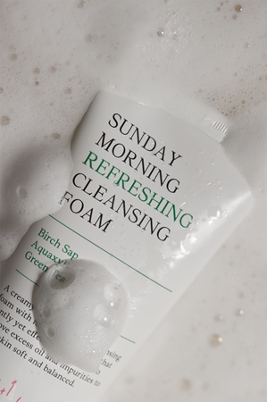 AXIS-Y 6+1+1 Advanced Formula Sunday Morning Refreshing Cleansing Foam kremasta pjena za dubinsko čišćenje za osjetljivu kožu lica