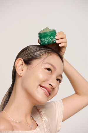 AXIS-Y 6+1+1 Advanced Formula Mugwort Pore Clarifying Wash Off Pack Deep Cleansing Mask with soothing effect