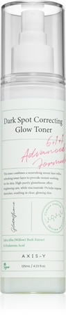 AXIS-Y 6+1+1 Advanced Formula Dark Spot Correcting Glow Toner озаряващ тоник за кожа с хиперпигментация