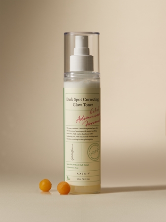 AXIS-Y 6+1+1 Advanced Formula Dark Spot Correcting Glow Toner lotion tonique illuminatrice pour peaux hyperpigmentées
