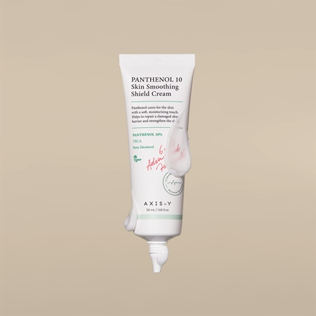 AXIS-Y 6+1+1 Advanced Formula Panthenol 10 Skin Smoothing Shield Cream Light Moisturizing Cream to restore the skin barrier