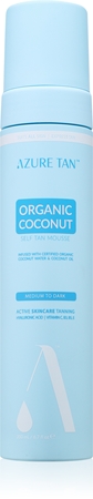 Azure Tan Organic Cocunat mousse autoabbronzante