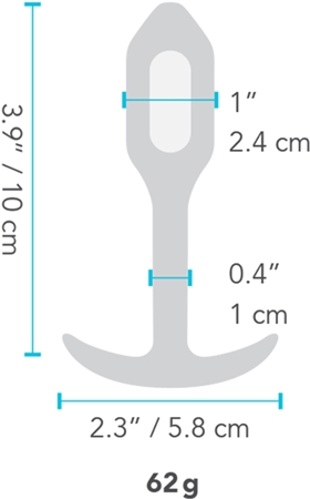 b-Vibe Snug Plug 1 analplugg vibrerande