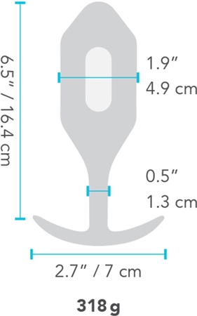 b-Vibe Snug Plug 5 anale plug vibrerend