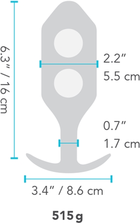 b-Vibe Snug Plug 6 Plug anale