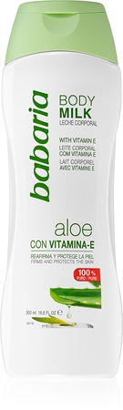 Babaria Aloe Vera lait corporel à la vitamine E