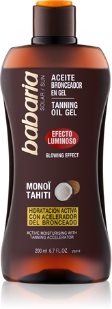 Babaria Glow Effect Monoi Tahiti világosító olaj napozáshoz
