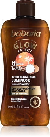 Babaria Glow Effect Monoi Tahiti huile illuminatrice solaire