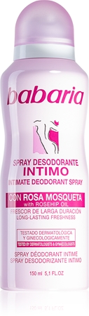 Babaria Rosa Mosqueta déodorant pour les parties intimes