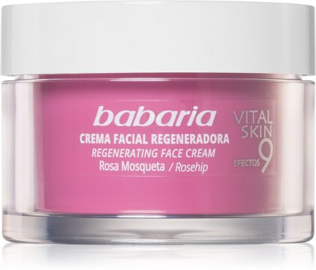 Babaria Rosa Mosqueta creme facial antirrugas regenerador